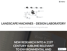 Tablet Screenshot of landscapemachines.com